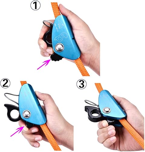 Miniatura 6 de Flipline - Cordón para escalada de árbol de 12 x 8 pies para trabajo de árboles, cuerda de posicionamiento de núcleo de alambre de acero, ajustable,