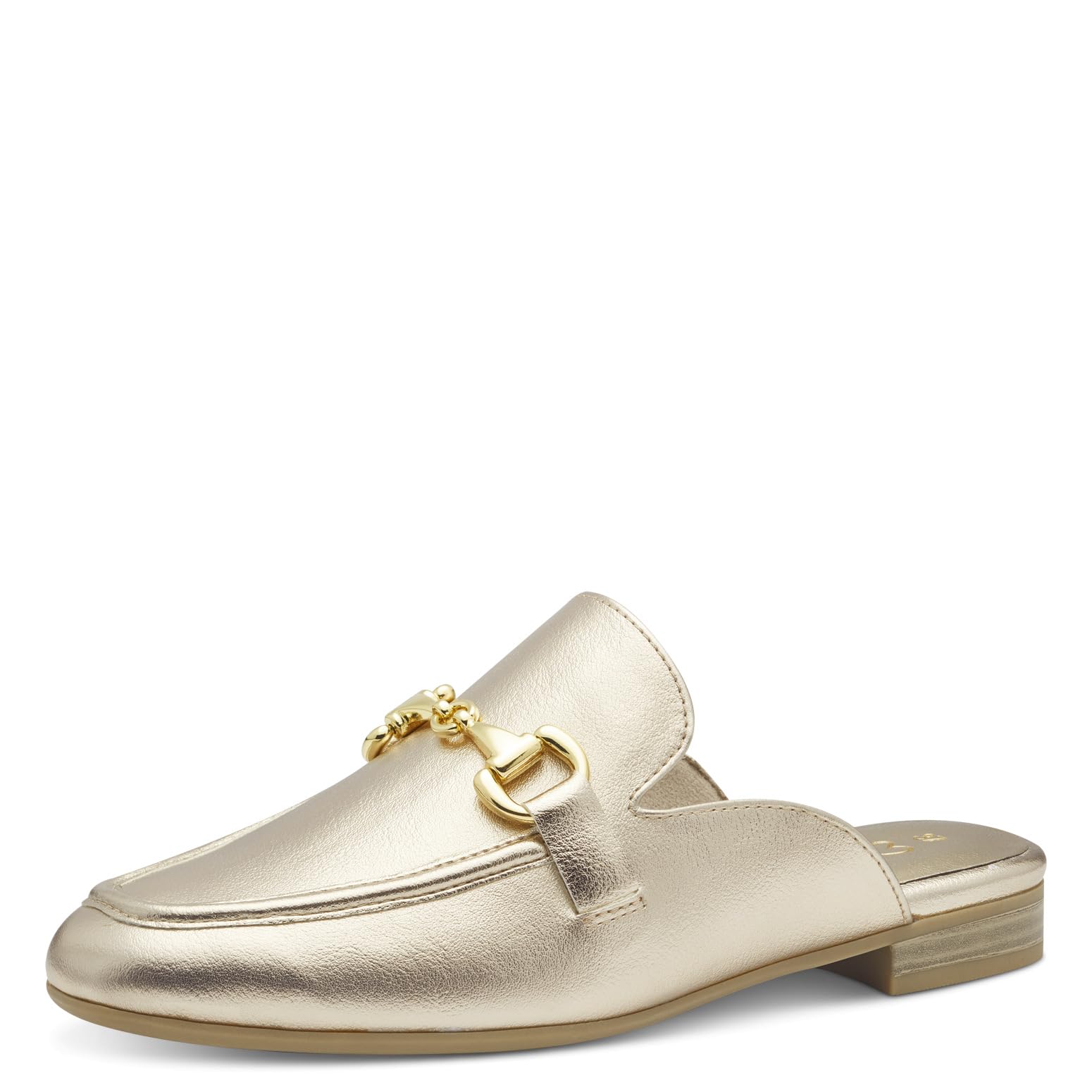 MARCO TOZZI Women's 2-27305-42 Mule, Platinum, 3.5