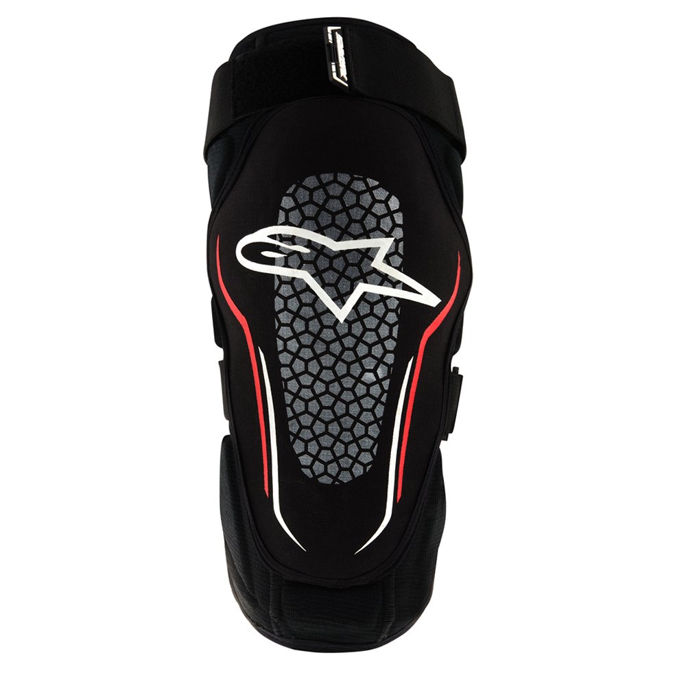 Alpinestars Protezione/guard ginocchio MTB - Paio 2017 Alps 2 Nero-Bianco-Rosso