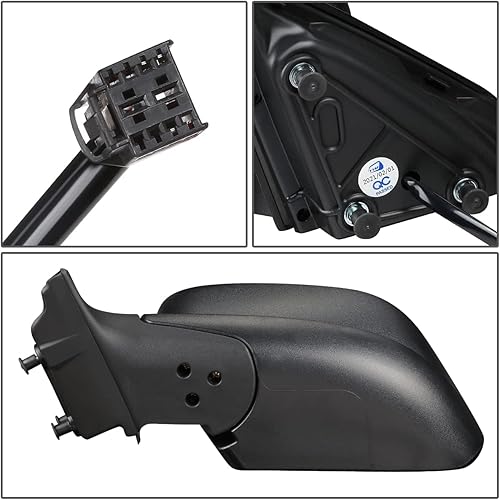 Miniatura 5 de DNA Motoring OEM-MR-CH1320366 - Espejo retrovisor plegable sin calefacción, ajuste de energía del lado izquierdo, compatible con Cherokee 2014-2020