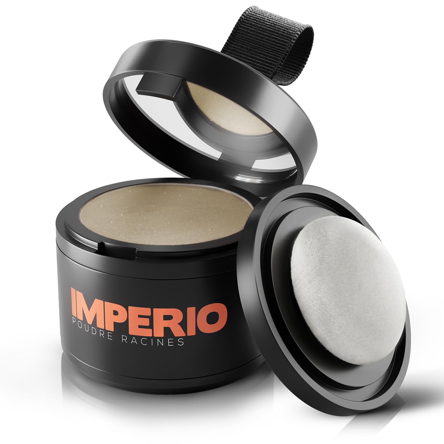 IMPERIO Poudre Racine Correctrice Imperméable - Épaissit et Masque les Cheveux - Résistante à l'Eau (4g, Blond Moyen)