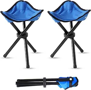 Camping Pliant Tabouret, Xndryan Portable Tabouret Petite Chaise De Pêche Tabouret De Pêche