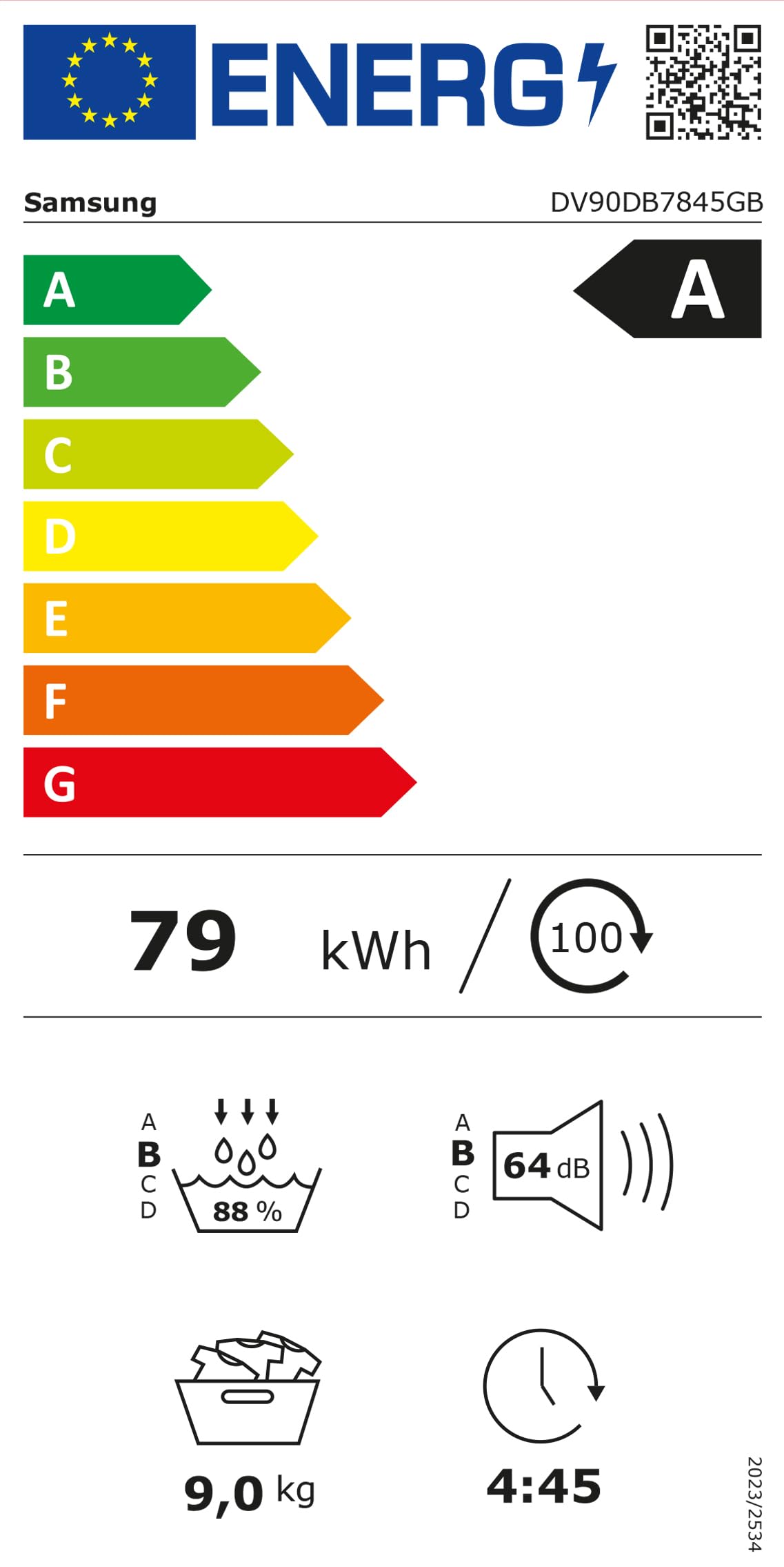 Samsung Bespoke Séchoir à linge AI 9 kg