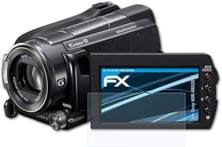atFoliX Screen Protection Film Compatible with Sony HDR-XR520VE Screen Protector, Ultra-Clear FX Protective Film (3X)