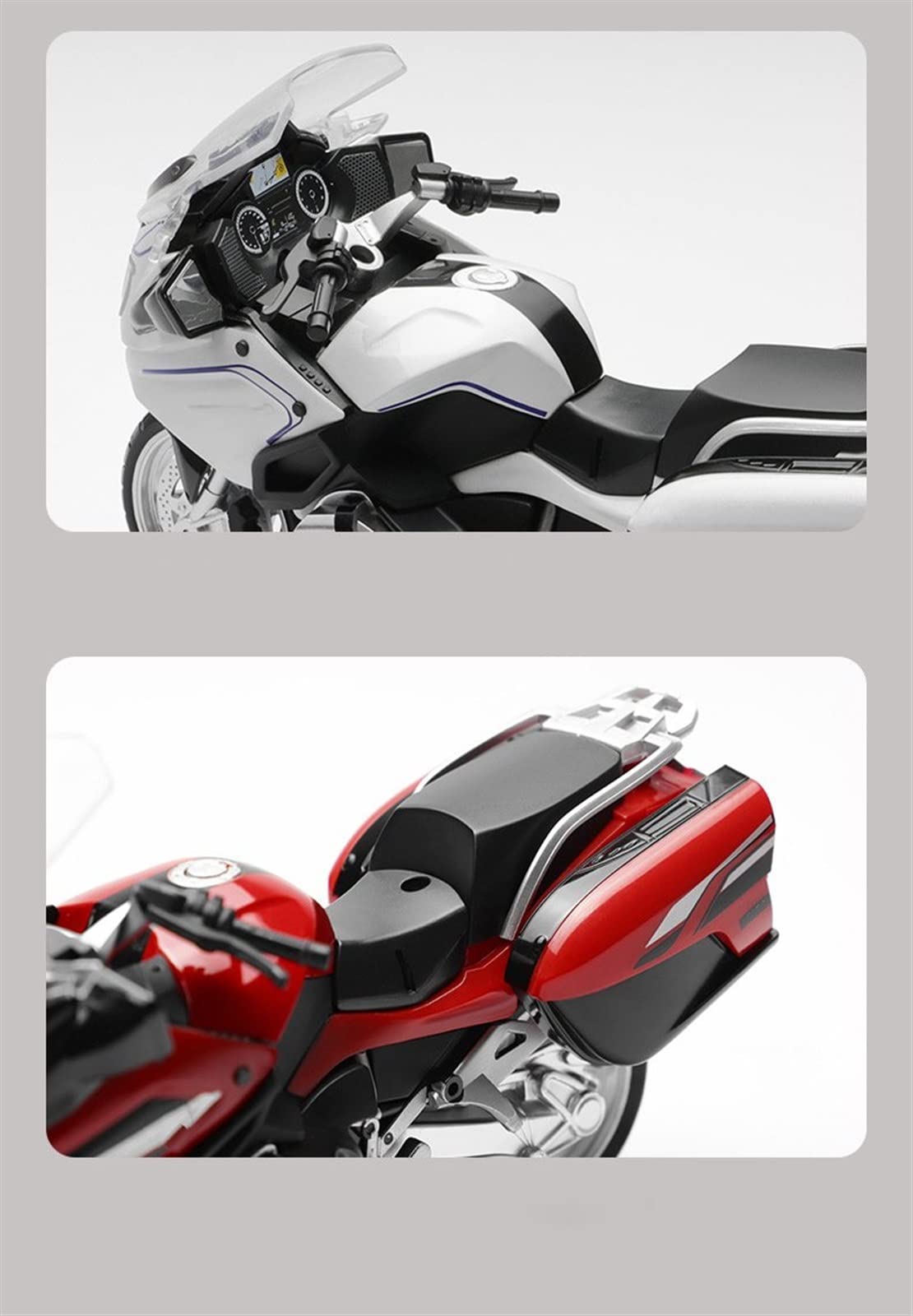 Moto de Juguete para BMW R1250RT Aleación Die Cast Motocicleta Modelo Vehículo De Juguete Regalo Cumpleaños Niños Juguetes Colección 1/12 | Blue with box