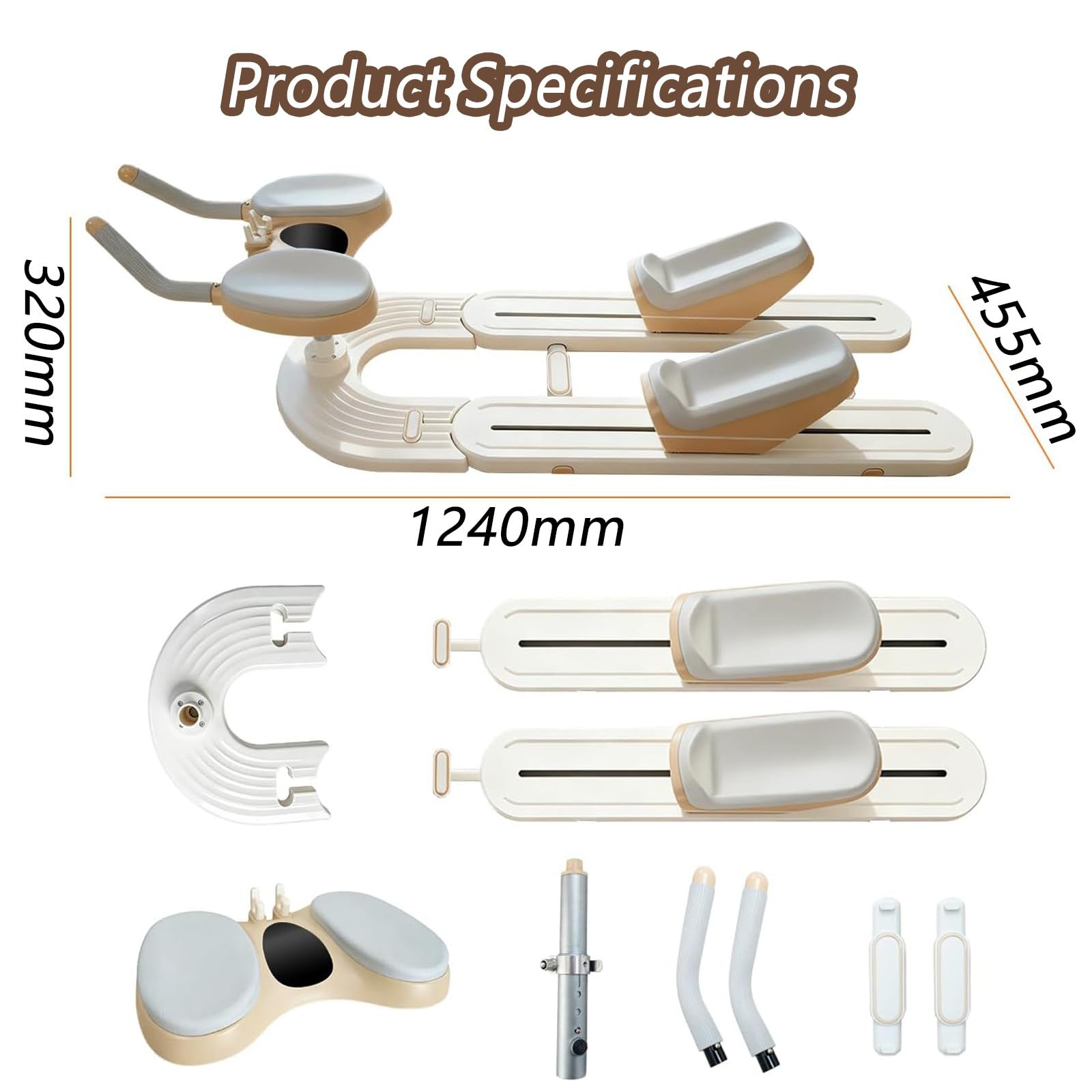 Spine Twist & Stretch Trainer,Máquina De Abdominales,3 Niveles De Altura Ajustables, Temporizador LED, 92 Cm Bajo Impacto, Capacidad 100 Kg, Para Tonificar Cintura Y Estirar Piernas