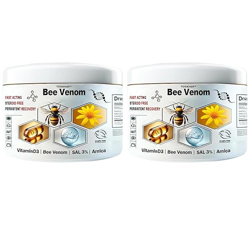 TODAHOF Bee Venom Skin Treatment Cream para rostro y cuerpo, crema de veneno de abeja para reparación de la piel - Todo tipo de piel (1)