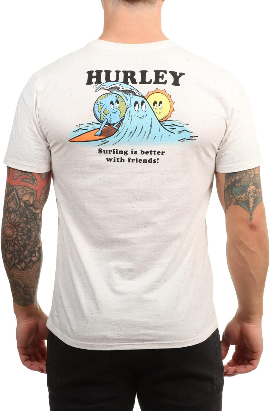 Hurley Everyday Regrind Earth and Surfs Mens Short Sleeve T-Shirt