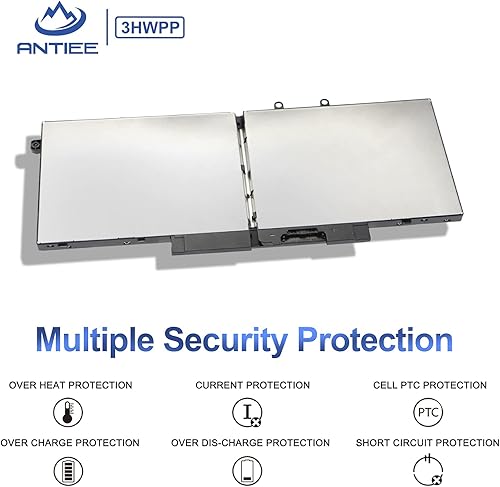 Miniatura 5 de ANTIEE 3HWPP - Batería para laptop Dell Latitude 5401 5410 5411 5501 5510 5511 Precisión 3551 3541 Inspiron 7706 2 en 1 Inspiron 17 75007506 2 en 1