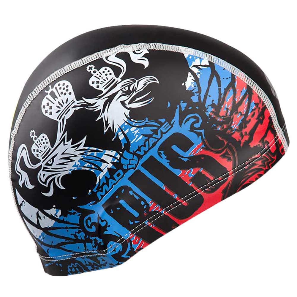 Amazon | Mad Wave Russian Themed Swim Cap one size | Mad Wave