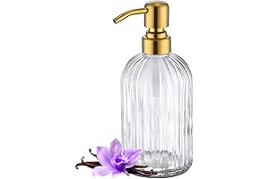 Gold Glass Soap Dispenser: A touch of elegance for your bathroom ritual