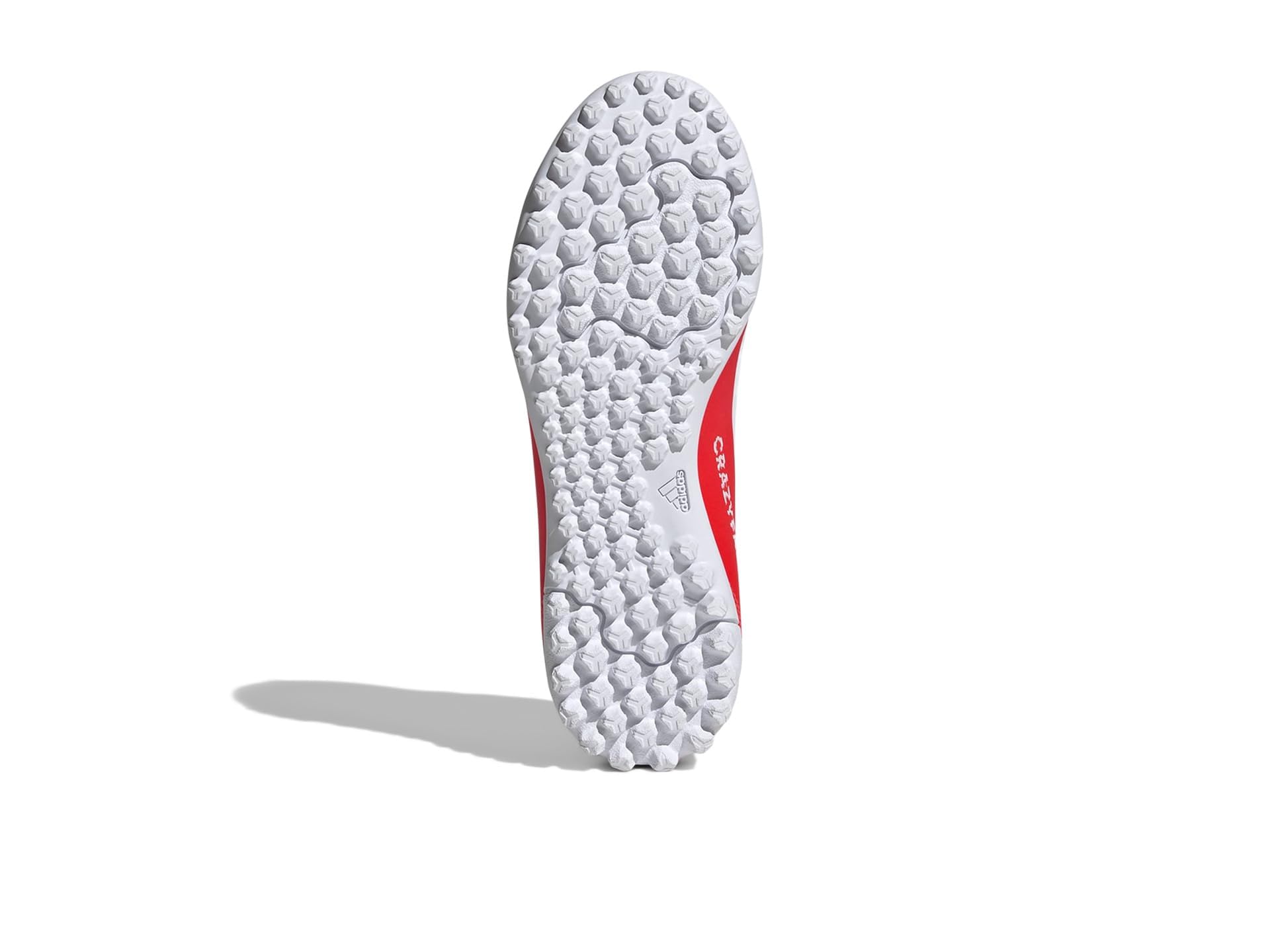 adidas Soccer X Crazyfast Club Turf (Little Kid/Big Kid) Solar Red/White/Team Solar Yellow 10.5 Little Kid M