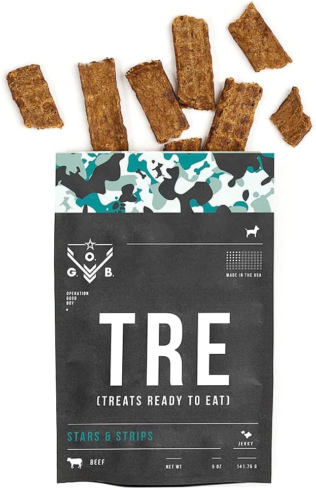 Operation Good Boy Dog Treats Beef Jerky Strips Stars