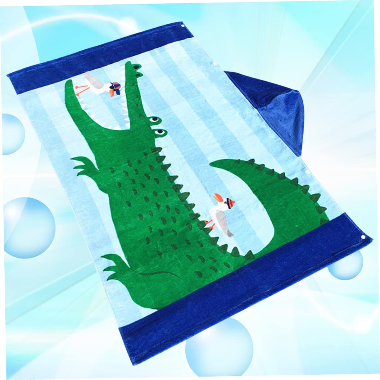 INOOMP Asciugamano Cappuccio per Bambini, Poncho lungo Cotone