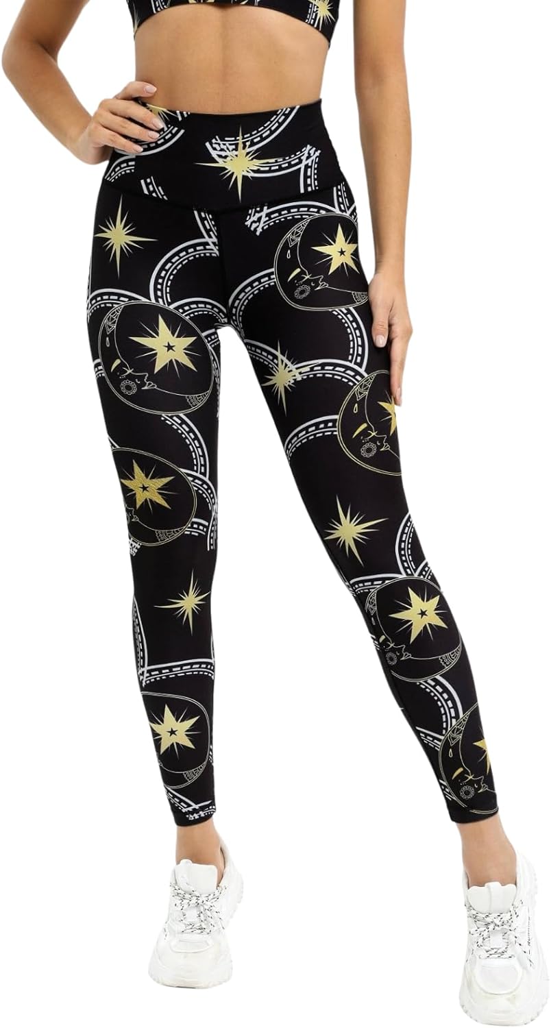 Silverwind High Waist Yoga Pants with Pockets, Soft and Stylish Patterned Leggings for Pilates,Workout and Fitness