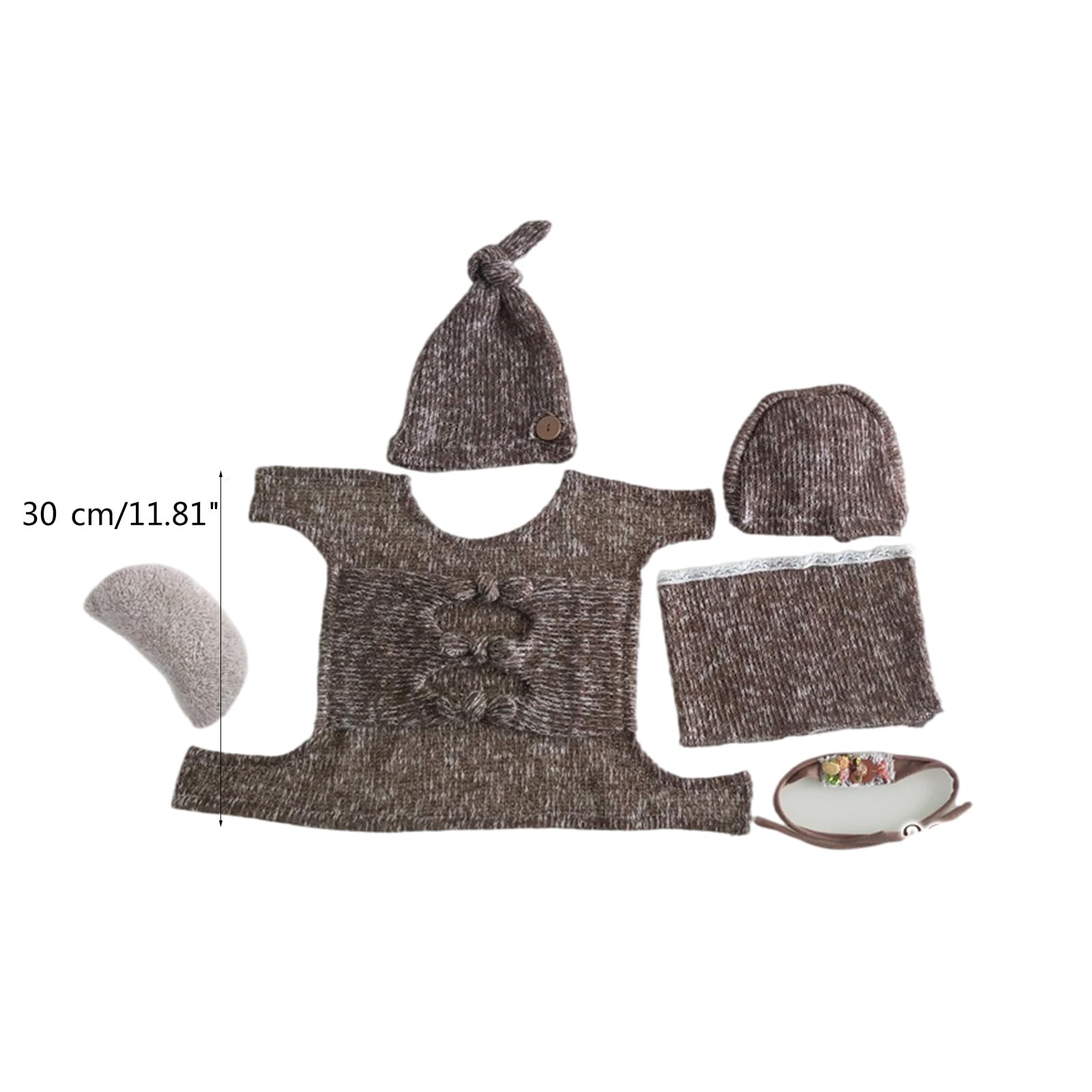 Coperta avvolgente per neonati, per fotografia, per feste di nascita, morbida ed elastica, ideale come accessorio per fotografie