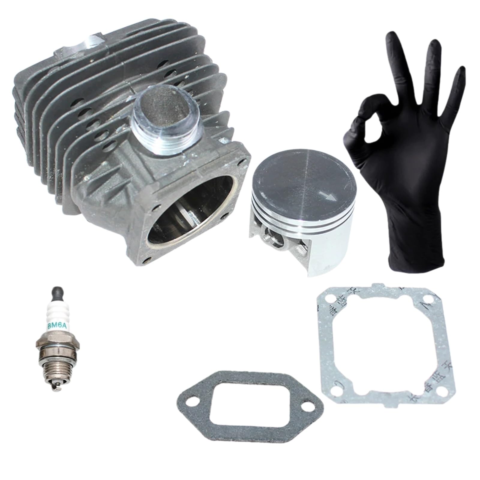 Kit cilindro pistone con perno da 12 mm, for, 044 044c 044w 044r Ms440 Ms440c Ms440d Ms440m Ms440n Ms440r Ms440v Ms440w Ms440z Ricambi per motoseghe