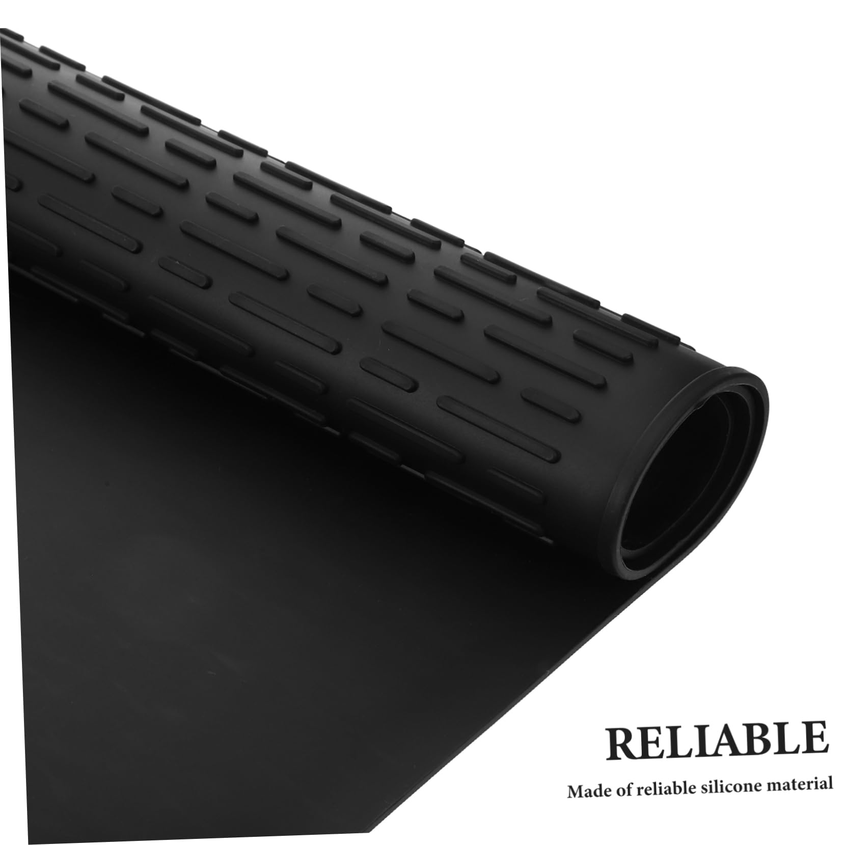 ULTECHNOVO Alfombrilla de Silicona Reutilizable para Cocina Inducción Xin como de Encimera y Escurridor de Utensilios Color Negro