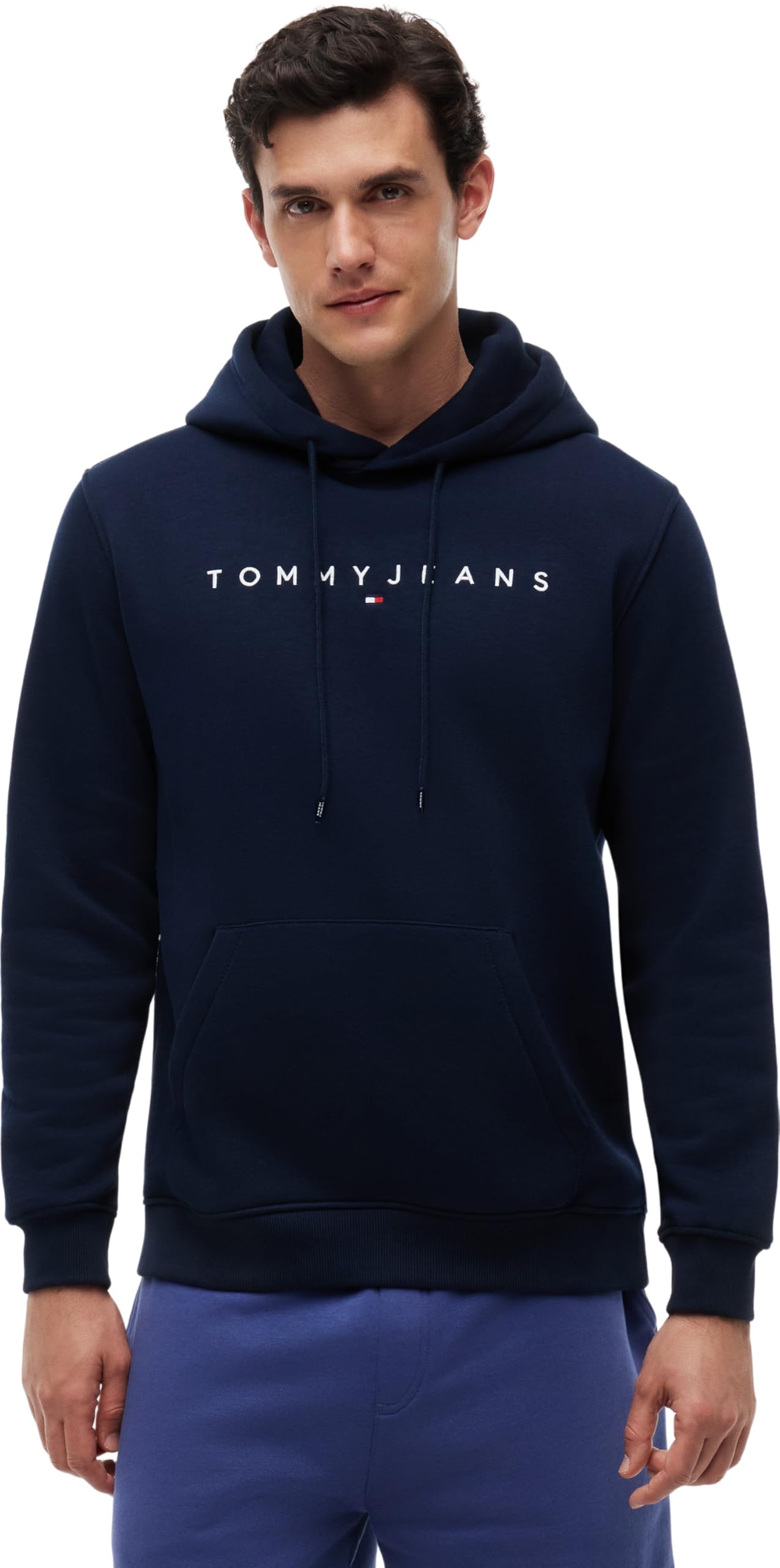 TJM REG LINEAR LOGO HOODIE EXT Sweatshirt Erkek