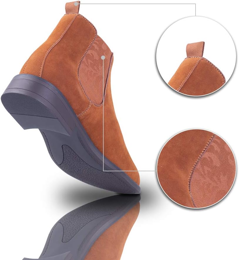 Men's Suede Chelsea Ankle Boots