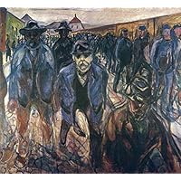 Amazon.co.jp: 帰宅途中の労働者 4 人の絵画 1915 年エドヴァルド