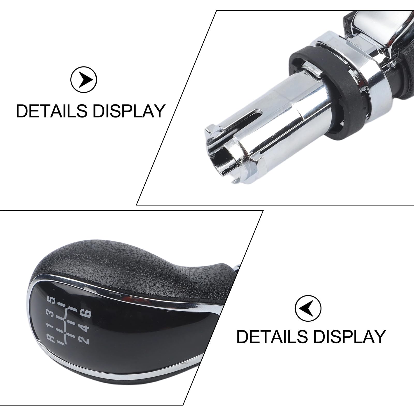 Pomello selettore del cambio a 6 marce per Opel per mokka J13 2012-2019, parte di ricambio in ABS nero OE 55565904