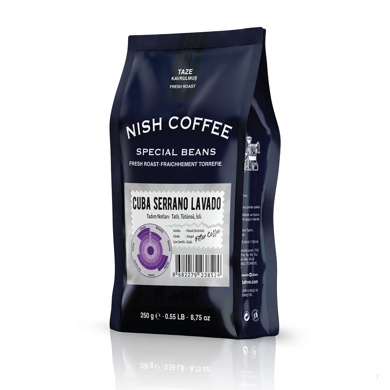 Nish Filtre Kahve Küba Cerrano 250 gr - Öğütülmüş