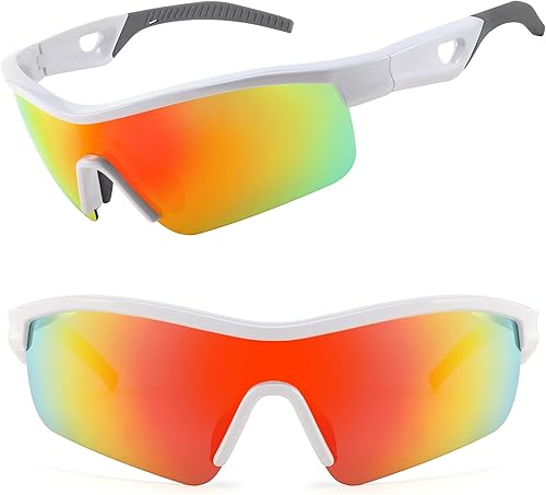 FEISEDY Gafas de sol para hombre, gafas de sol polarizadas para ciclismo, UV400, deportes, béisbol, correr, pesca, senderismo, sombras B2372