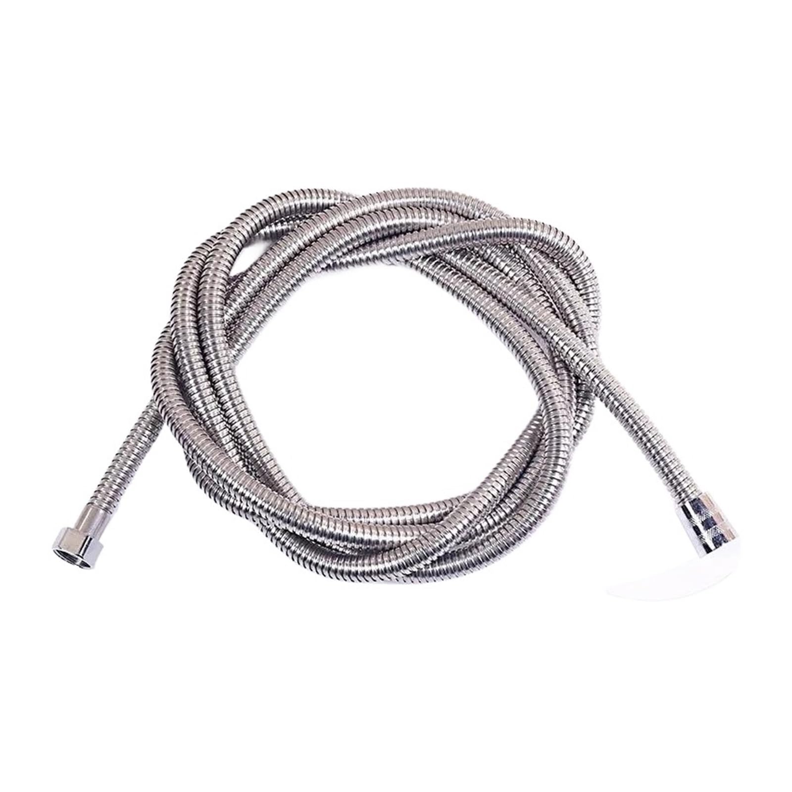 Bardzo gruby wąż prysznicowy ze stali nierdzewnej 1/5.1 cm – wąż hydrauliczny do głowic prysznicowych i baterii łazienkowych (odporny na korozję 2 m)