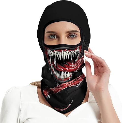 Miniatura 3 de 3 pasamontañas de esquí para motocicleta, máscara de cara completa al aire libre, capucha táctica para la cabeza, máscara unisex para ciclismo,