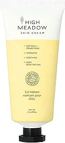 High Meadow Creme para pele de lanolina - Fórmula de hidratação profunda para cuidados com a pele macia e radiante - repara a pele seca e rachada nas mãos, pés e cotovelos - Loção calmante multiuso