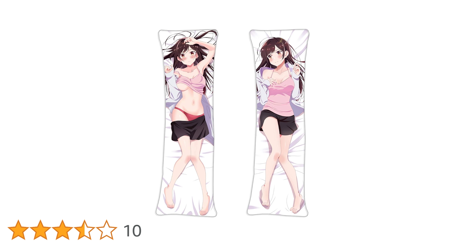 正規品抱き枕カバー　かの借り　水原千鶴 駿河屋 -<中古>水原千鶴 抱き枕カバー「彼女、お借りします