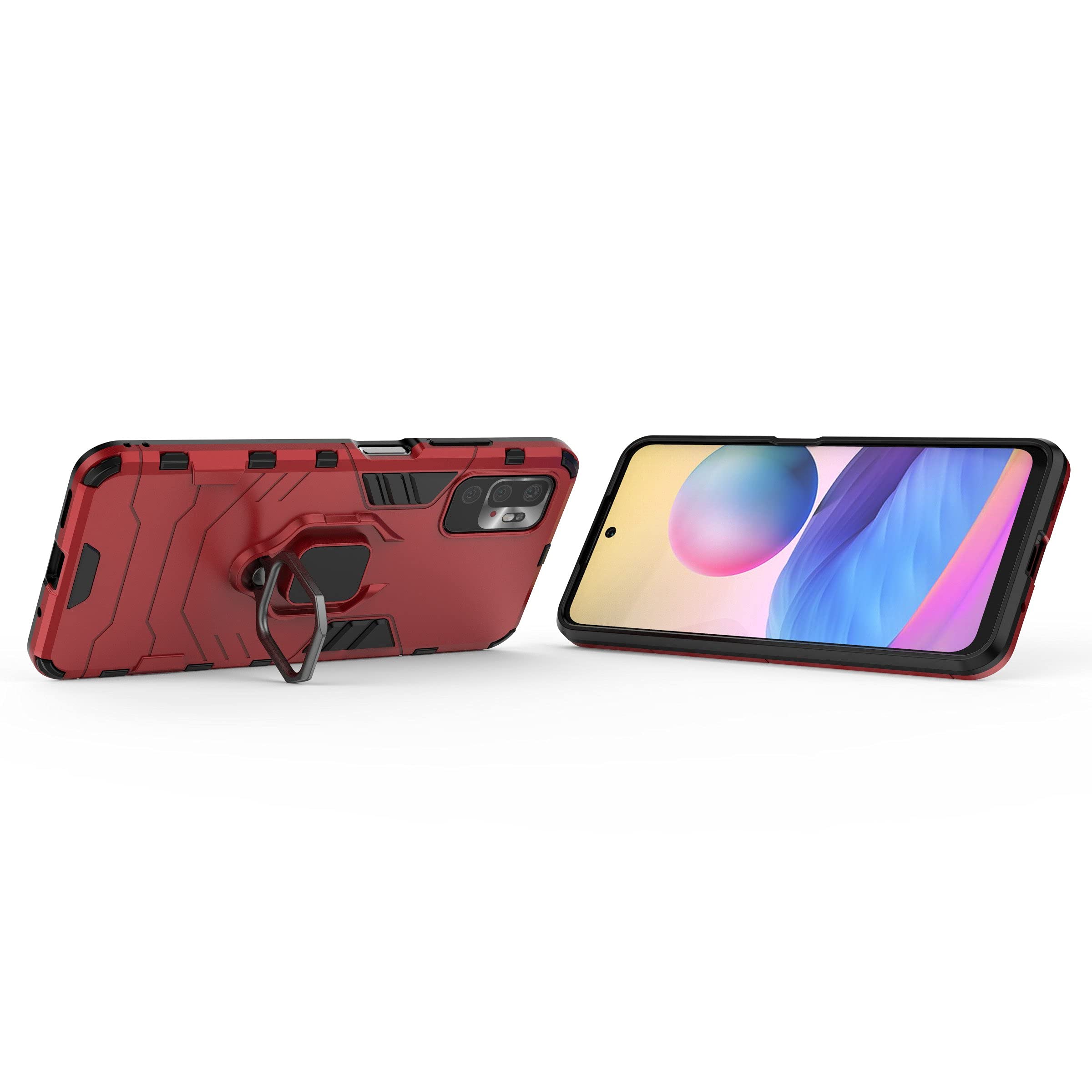 Liner Cover per Xiaomi Redmi Note 10 5G / Xiaomi Poco M3 PRO Cover, Custodia Protettiva Ultra Sottile ed Elegante in Silicone TPU Flessibile, Vetro a Colori Sfumato Antiurto Case, Blu Elegante