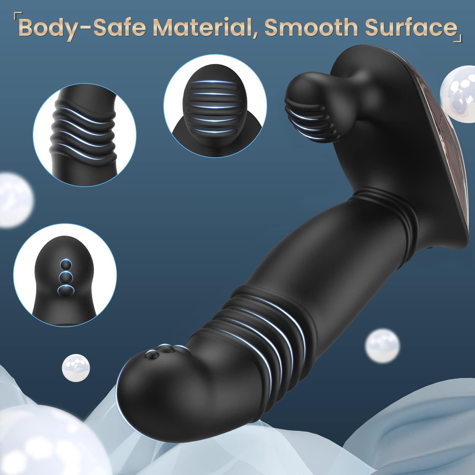 Màsséur Prostàté Stimulateur pour Homme Silicone va et vient Stîmúlàteur prostate pour homme toy massage prostate