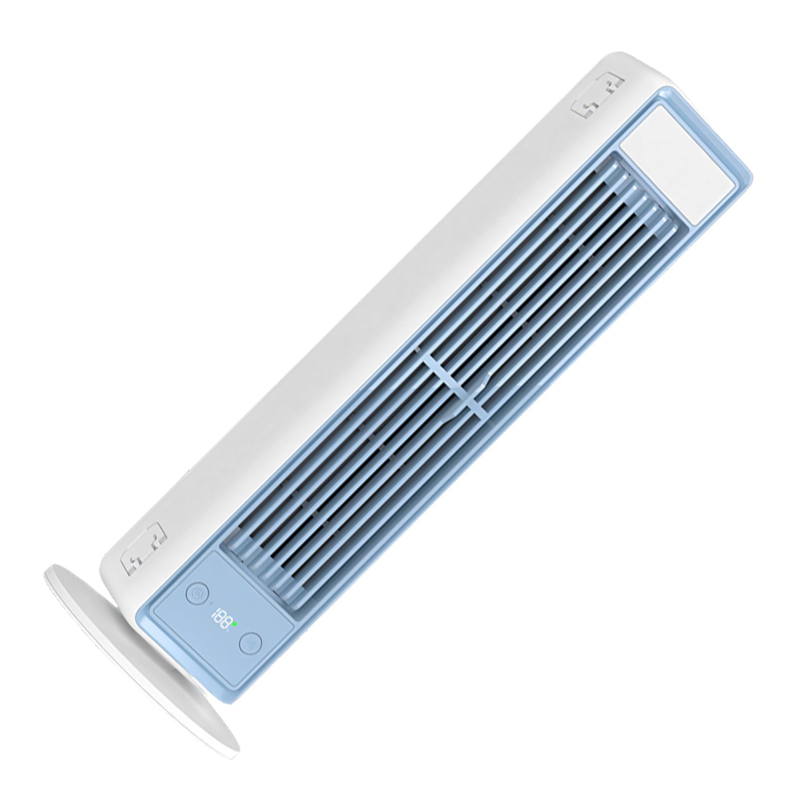 NRVTRE Bladeless Air Circulators with 180 Degree Rotations 3600mAh Rechargeable Battery Quiet Operations Texture Portable Fan