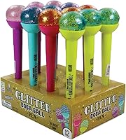 Vista 3 de Raymond Geddes Glitter Boba Squishy Top Pen (paquete de 12)