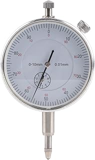 Dial Indicator, 0â€‘10mm RangeDial Test Indicator 0.01mm High Accuracy Aluminum Alloy Industry Manual Tools for Measurement