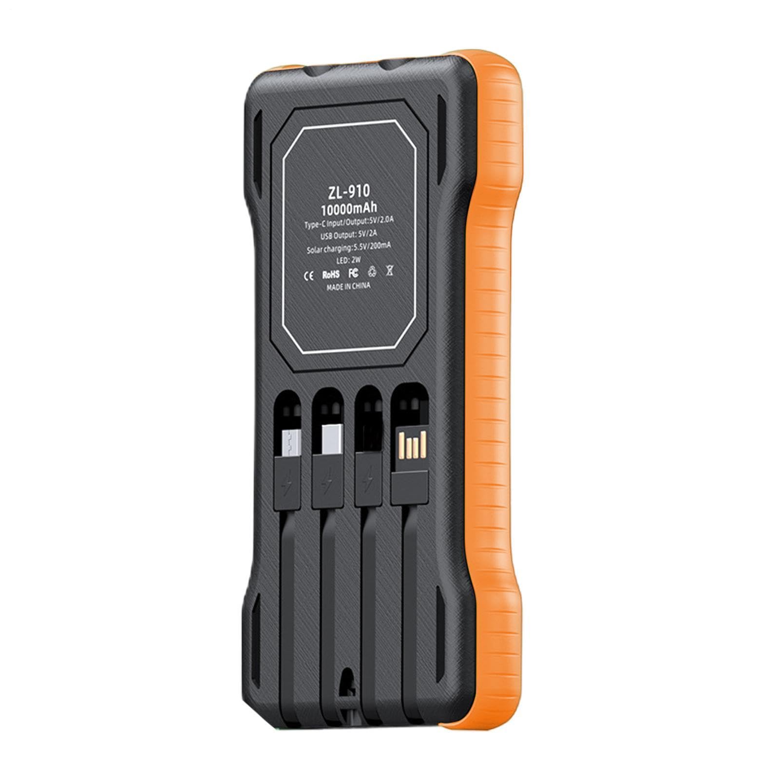 Chargeur solaire portable batterie externe camping 10 000 mAh