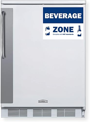 Summit Appliance FF6W7BZADA Refrigerador comercial de 24 pulgadas de ancho para uso en bares, restaurantes y otros entornos comerciales capacidad de
