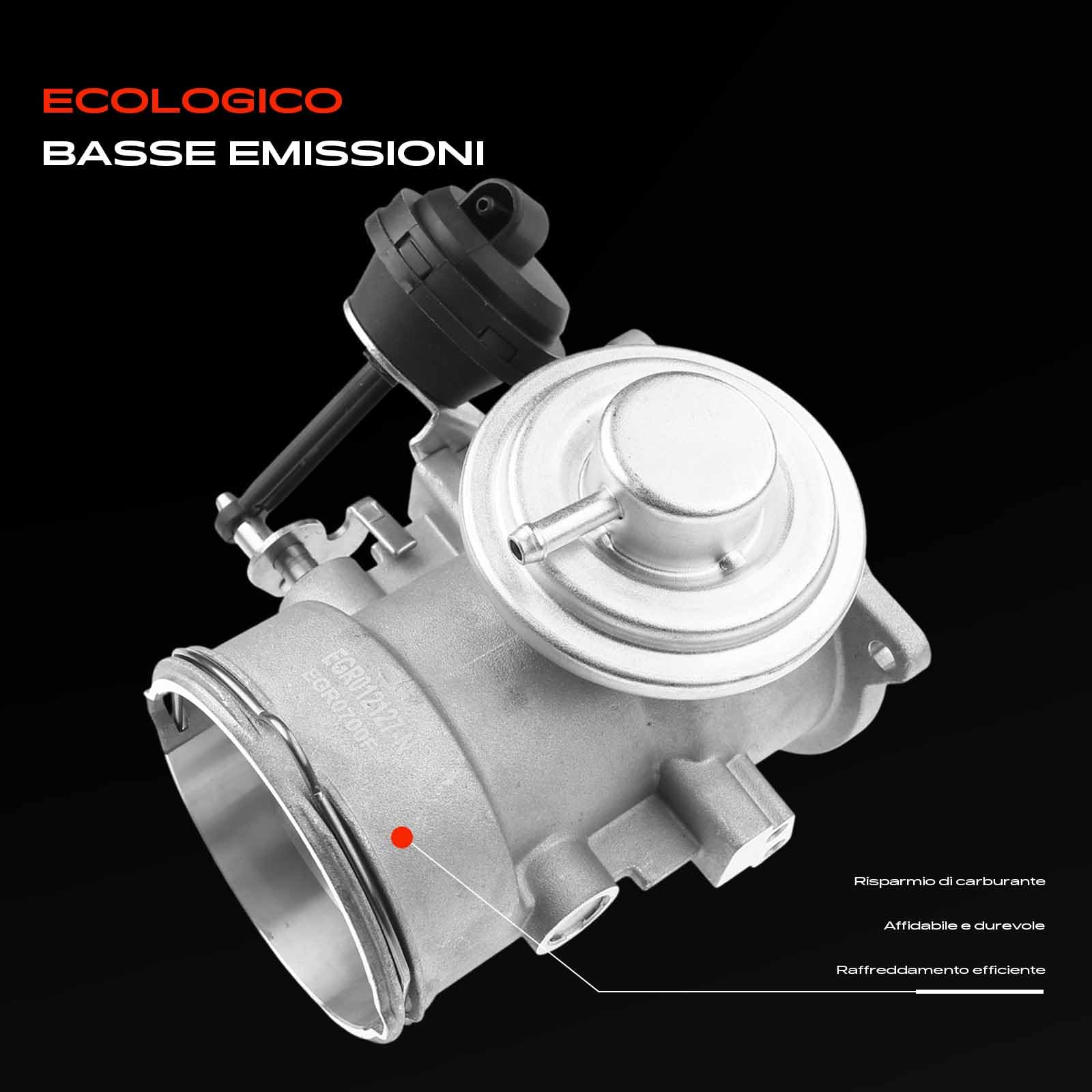 Frankberg Ricircolo dei gas di scarico della valvola EGR 070128070F | Compatibile con: T.o.u.a.r.e.g 7L6 7L7 7LA