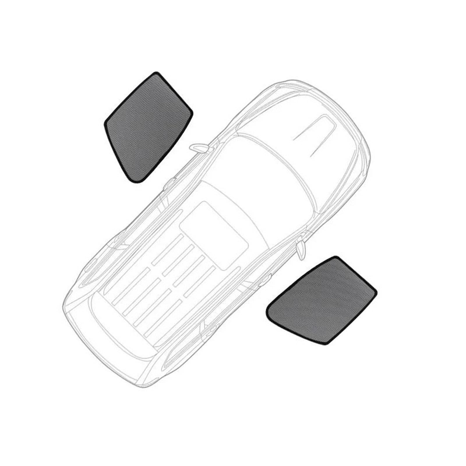 Aletta Parasole per Q7 4M 2015-2023 Parasole per Auto Parabrezza Anteriore Lunotto Posteriore Parasole per Finestrino Laterale Parasole dell’Auto(2PCS Front Windows1)