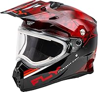 Vista 7 de Fly Racing Trekker Cold Weather MX ATV Off-Road Motorcycle Helmet