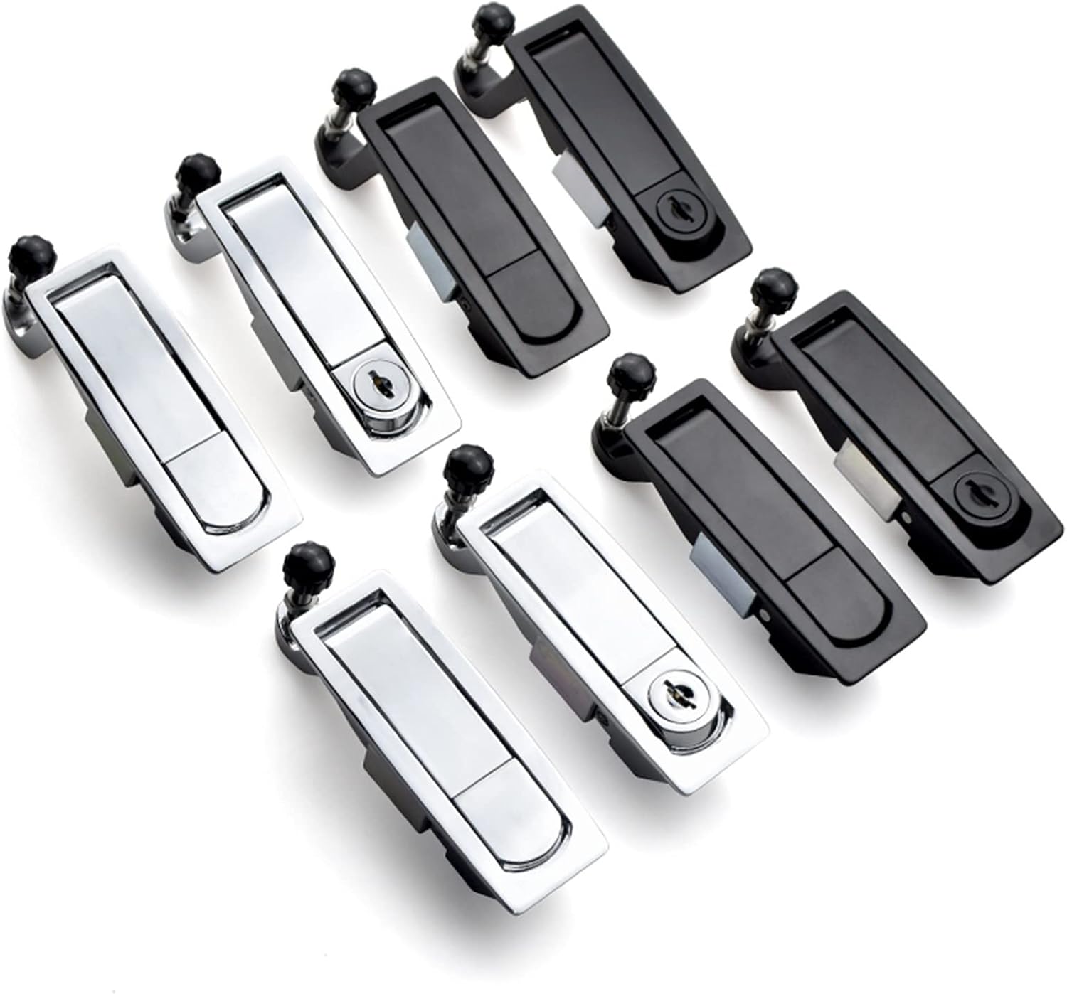 C2-57 Hardware Compression Latch Lock Zinc Alloy Flush Lever Latch Adjustable Grip 1Pcs (Color : 57BS)