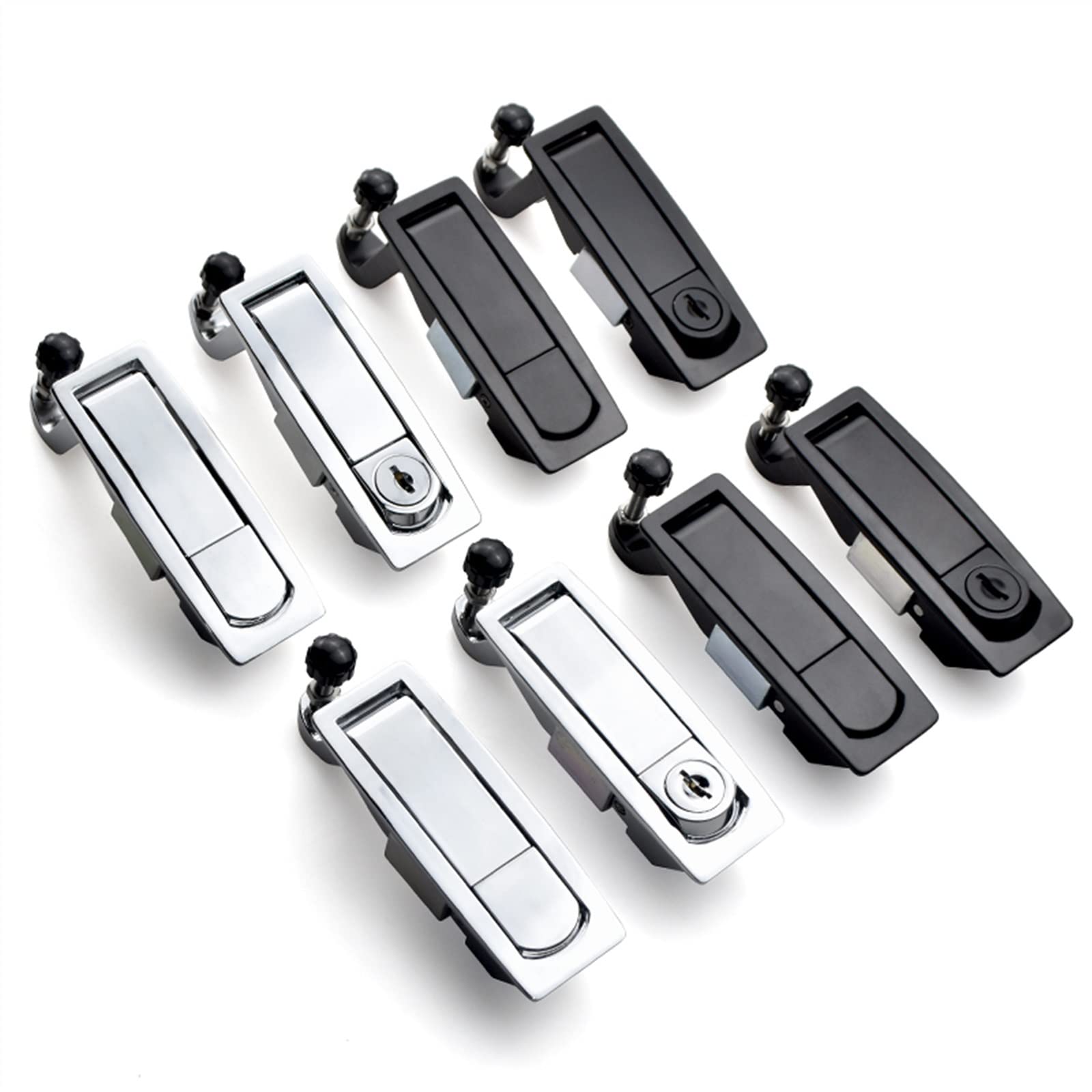Serrure à levier encastrée C2-57 en zinc robuste pour armoire technique