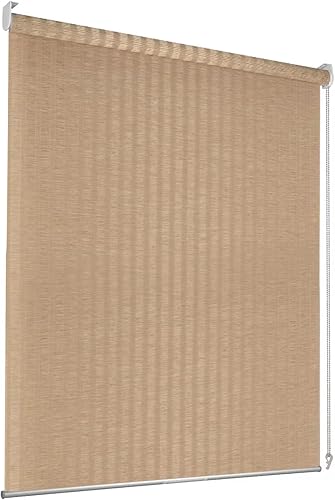 RED GRAPES Persianas enrollables, cortinas enrollables para el hogar, fáciles de instalar (café claro, 28 pulgadas) RED GRAPES Persianas enrollables, cortinas enrollables para el hogar, fáciles de instalar (café claro, 28 pulgadas)