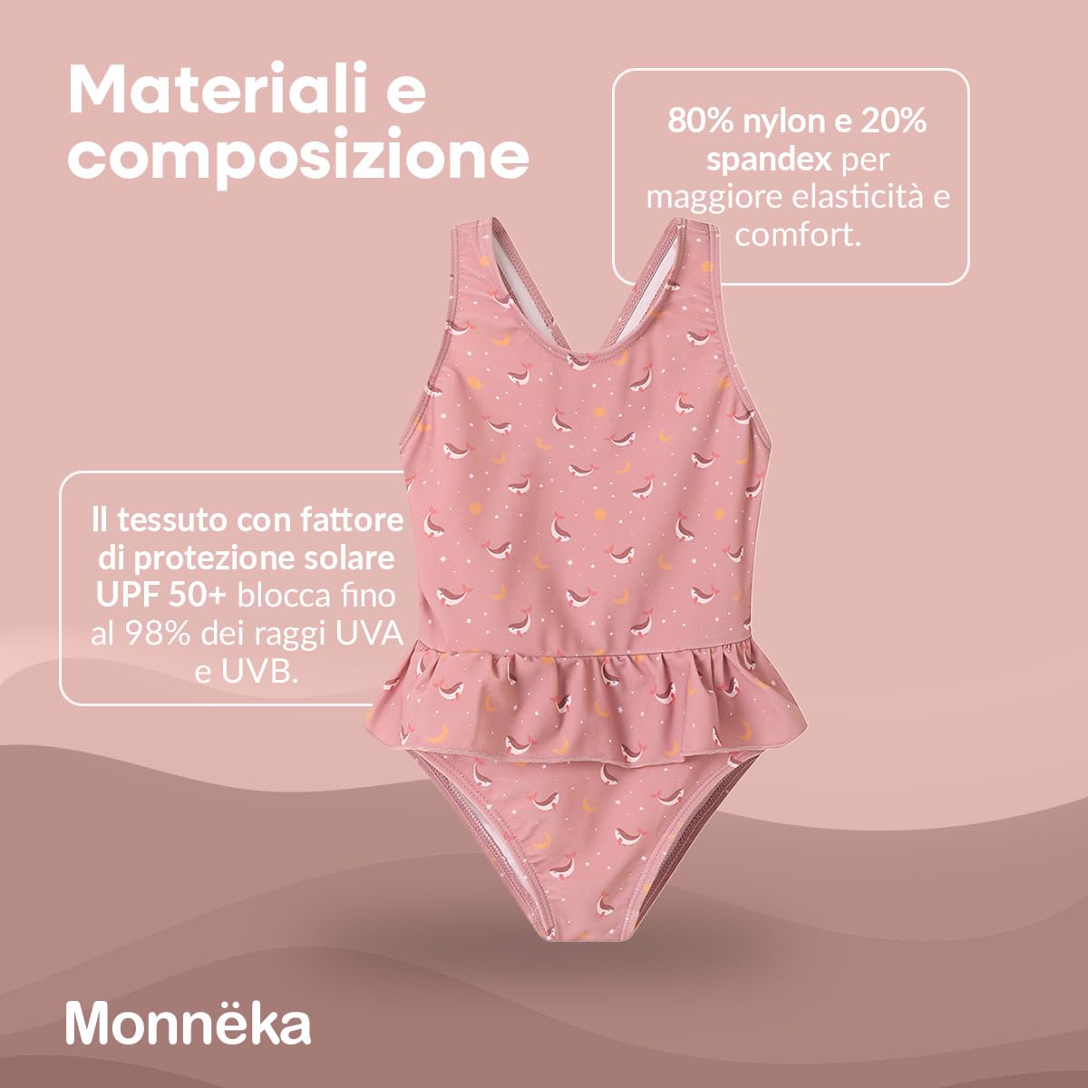 Costume da Bagno Incrociato Bambina | Costume Bagno Bambina Leggero e Confortevole Asciugatura Rapida | Design Moderno, Colori Gioiosi | Spiaggia Piscina