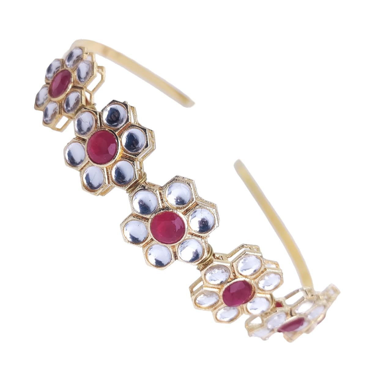 University Trendz Kundan Mathapatti Hair-Band Exquisite Gold-Plated SheeshPhool For Wedding/Festive (B0CY9PXBQZ) Amazon Price History, Amazon Price Tracker
