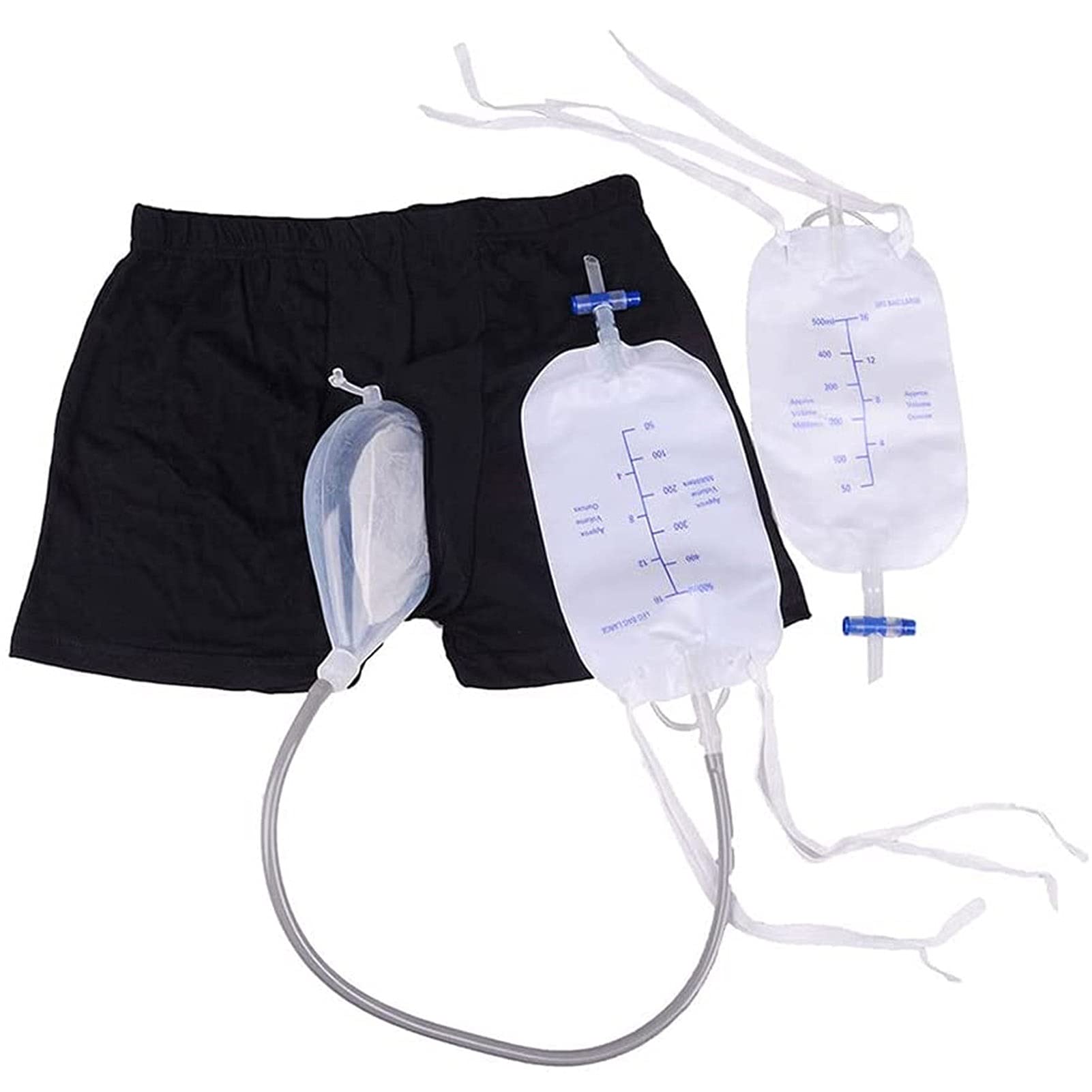 Buy Reusable Male Urinal, Pee Leg Bags 500ml, Portable Urine Bag