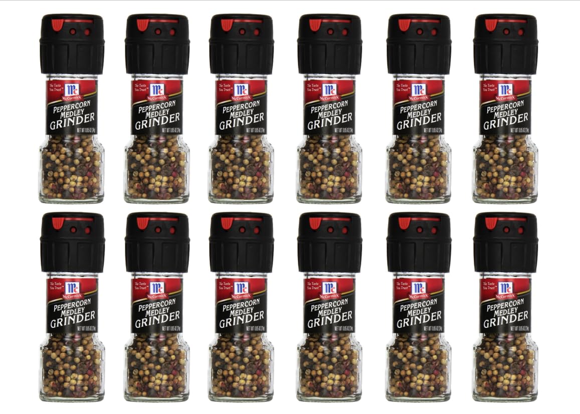 McCormick Peppercorn Medley Grinder, 0.85 OZ (Pack 12