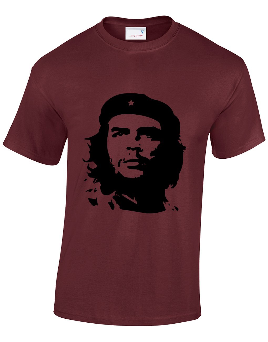 Crown Designs Men's Maroon Che Guevara Iconic Image Novelty Gifts For & Teenagers T-Shirts Tops - /X-Large